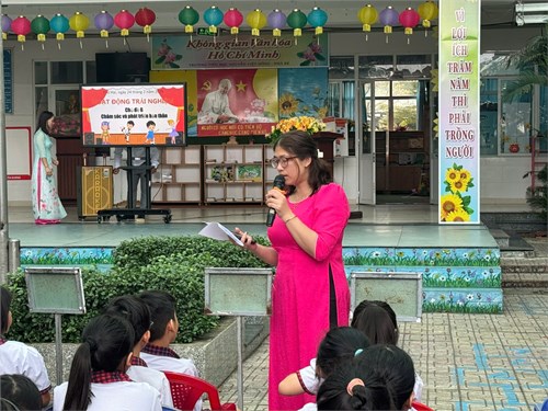 Sinh hoạt dưới cờ Tuần 23 - Năm học 2024 - 2025
